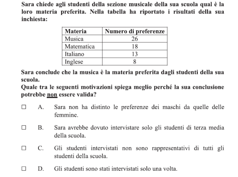 Esercizio 83 Prove Invalsi Scuole Medie – Esercizi Svolti – MATEMATICA ...